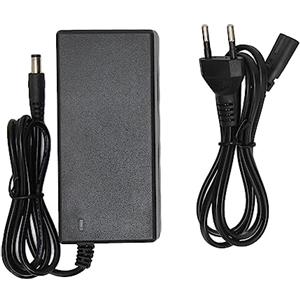 KIMISS Caricabatterie 42V 2A 42V 2A, Adattatore di Alimentazione Universale DC5.5x2.5 Ricarica Rapida per Batteria Al Litio 36V, Ingresso 100-240V, Materiale ABS, Colore -