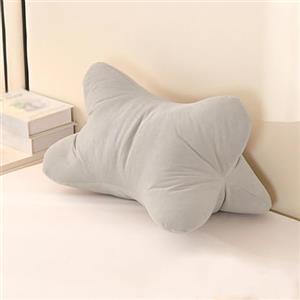 Aarcyye Cuscino per Ossa da Lettura, Cuscino da Lettura, Cuscino Cervicale Ergonomico per Rilassarsi, Cuscino da Viaggio con Struttura, Supporto Flessibile per Libri, Tablet, per Letto(Marrone Chiaro)