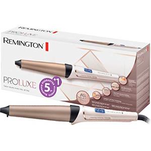 Remington CI91X1 - Ferro arricciacapelli, Tecnologia OptiHeat Smart, Calore costante mirato, Schermo LCD, 150-230 °C, Custodia, Bronzo, Ferro conico con diametro di 25-38mm