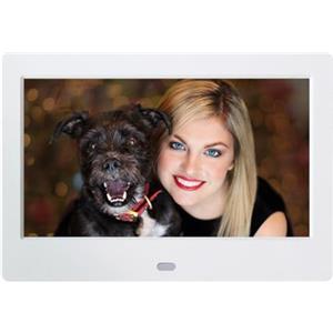 Yurhuit Cornice per Foto Digitale HD da 7 Pollici 800x480 LED Smart Album Fotografico Elettronico Cornice per Foto LCD con - Spina UE B