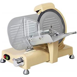 RGV Affettatrice 25 Special Edition Ivory - Ø 250 mm, 140 W, Pressamerce Lavabile in Lavastoviglie, Lama in Acciaio Temprato, Avorio