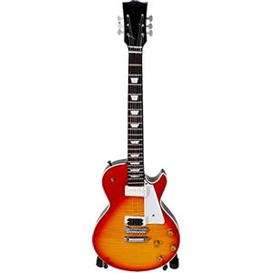 MLI Miniatura di chitarra elettrica Gibson Jimmy Page Led Zeppelin MGT-2035, scala 1:4, ideale come regalo per gli amanti della musica rock