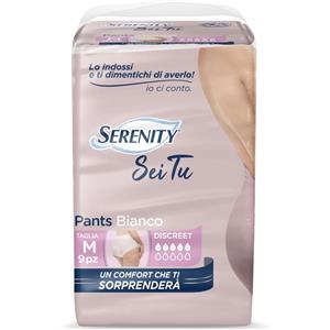 Serenity Pants Pannolone a Mutandina Seitu Discreet Taglia Medium - 9 Pezzi