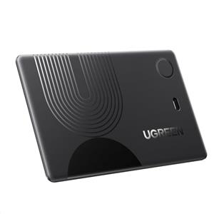 UGREEN FineTrack Slim Finder Tag Tracker Ricarica Senza Fili Localizzatore Bluetooth Compatibile con Apple Find My (Solo iOS) Ultra Sottile 1,7 mm Localizzatore Impermeabile IP68 per Portafoglio