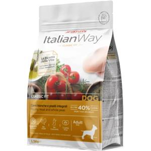 Italian Way Cibo per Cani Classic Fit Mini Adult Pollo e Riso - 8 kg, Gluten Free e Ricco di Proteine