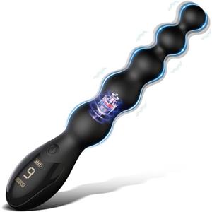 Zatsaog palline anali Plug anale vibrante - Giocattoli sessuali maschili Massaggiatore per la prostata Giocattoli anali, Giocattoli per adulti Tappi anali Vibratori Progettazione di laurea e display