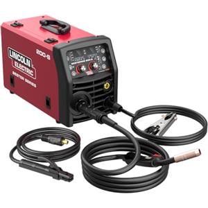 Lincoln Electric Saldatrice Multiprocesso BesterMIG 200-S Synergica con Funzione MIG MAG MMA Lift TIG Lincoln Electric