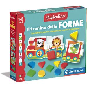 Clementoni 16865 - Trenino delle Forme, Gioco Educativo per Bambini 1-3 Anni, Puzzle a Incastro Colorato