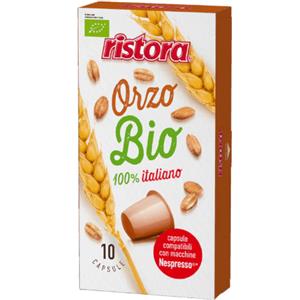 Ristora Capsule Compatibili Nespresso - Caffè Orzo Biologico - Confezione da 10, 100, 200 o 240 Capsule