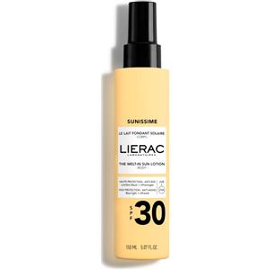 Lierac Sunissime Latte Solare Fondente SPF30 150ml - Protezione Solare Anti-Invecchiamento per Tutti i Tipi di Pelle