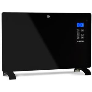 Klarstein Stufa Elettrica Basso Consumo, Stufa Elettrica 2000W, Termoconvettore con Rotelle, Termosifone Elettrico Portatile, Termoconvettore a Parete con Termostato, Stufetta per Casa