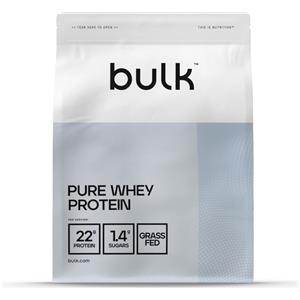 Bulk Pure Whey Proteine in Polvere - Cioccolato e Arachidi, 22g Proteine e 5g BCAA per dose, Basso contenuto di zuccheri, 1kg