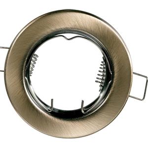 Fan Europe Porta Faretto Incasso Rotondo in Metallo Bronzo per Lampade GU10 - Diametro 80mm