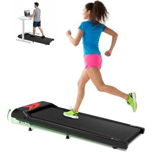 Cozary Tapis Roulant Elettrico Salvaspazio con 5% Inclinazione, Walking Pad per Casa e Ufficio, 120 kg, 2-6 km/h, Motore 2.5 HP Silenzioso, Controllo App e Telecomando