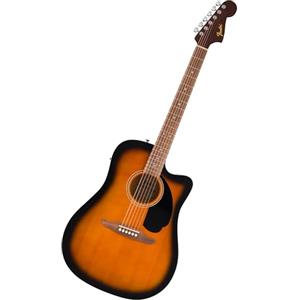 Fender CA Debut Redondo Dreadnought CE, Chitarra Acustica, Chitarra per Principianti, con garanzia di 2 anni, 2 Tone Sunburst