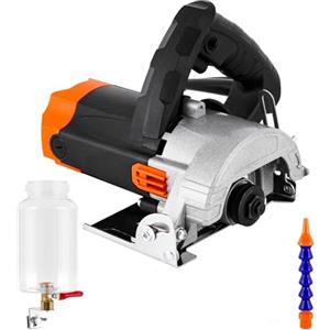 MXBAOHENG Tagliatrice di piastrelle elettrica senza lamelle 45 gradi tagliapiastrelle elettrico ad acqua con serbatoio d'acqua rimovibile, adatta per piastrelle in ceramica (adatta 100-110mm lamella)