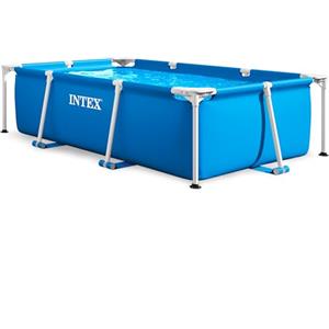 Intex 28270 Piscina Rettangolare, senza Pompa Filtro, Multicolore, 220 x 150 x 60 cm