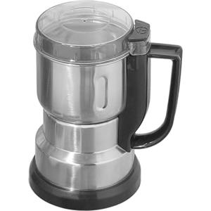 Generico Macinaspezie Elettrico - Macinapolvere In Acciaio Inossidabile, Dispositivo Di Macinazione A Secco Da Cucina Con Maniglia | Frantoiu Per Noci Di Semi Di Erbe E Chicchi Di Caffè, Strumento Compatto