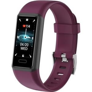 Cloudpoem Contapassi Polso Donna Bambina Orologio Fitness Smartwatch Donna Cardiofrequenzimetro Cronometro Smartband Conta Calorie KM Sonno Notifice Messaggi Impermeabile IP68 per Android iOS Viola