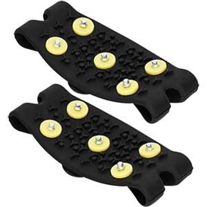 Healeved Punta per ghiaccio per scarpe antiscivolo per ciaspole da neve, per ragazzi e ragazze, antiscivolo, adatta per neve e ghiaccio