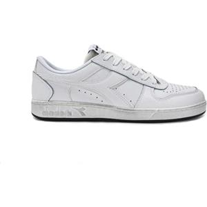 Diadora, Magic Basket Low Icona, Scarpe Moda Casual Sport Unisex (Total White, Sistema Taglie Calzature EU, Adulto, Numero, Media, 43)