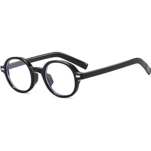 YAMEIZE Ovali Occhiali Anti Luce Blu Montatura Occhiali da Vista Donna Piccolo Ovali Retrò Occhiali Anti Filtro Luce Blu per Lettura PC