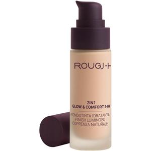 Rougj Fondotinta 2in1 Comfort & Glow 30ml - Finish Luminoso, Idratazione 24h, Dermatologicamente Testato