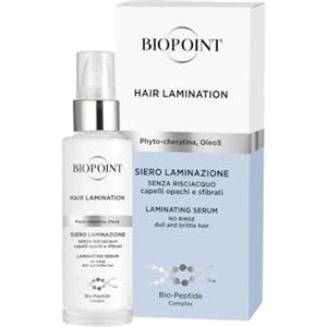 Biopoint Hair Lamination - Siero Laminante per Capelli Sfibrati e Danneggiati, Ripara la Chioma e Dona Idratazione, Morbidezza e Luminosità Effetto Specchio, 50 ml