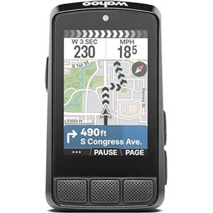 Wahoo Fitness ELEMNT BOLT V3 Ciclocomputer GPS Nero - Navigazione con Segnalazioni di Turno e Design Aerodinamico
