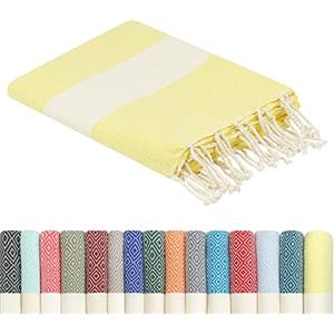 Flora Furora furora HOLIDAY Telo Mare Grande, cotone 100x200 cm | Telo Spiaggia antisabbia | Asciugamano Mare Fouta, frange e angoli - Pareo Donna Uomo Ragazzi | Pic Nic Beach Towel Coperta, lungo leggero