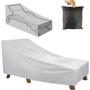 hifrom Copertura per lettino da giardino, impermeabile, 210D Oxford, copertura per mobili da giardino, in tessuto, copertura per sedia a sdraio