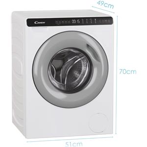 Ⓜ️???????????? Candy CW50-BP12307G-S MiniAqua - [????????Spedizione immediata!????????] Lavatrice MINI, 5 kg, alta solo 70 cm e larga 51, 1200 RPM, Classe A, Bianco, 12 programmi, LA PIÙ PICCOLA LAVATRICE DA 5 KG!