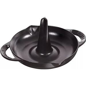 Staub Cuocipollo Girarrosto Verticale in Ghisa Smaltata Ø 24 cm - Cottura Uniforme e Croccante