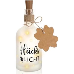 Farerkass Luci LED per Bottiglie con Scritta, Bottiglie di Matrimonio, Regali di Compleanno per Donne, Luci Decorative per Bottiglie con Filo Leggero per Natale Feste