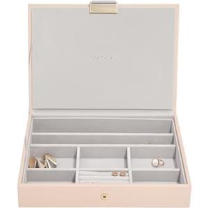 Stackers Coperchio portagioie classico intrecciato color fard