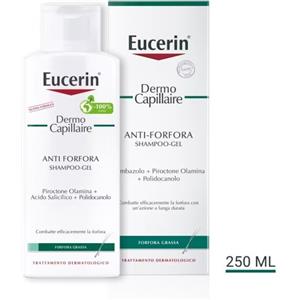 Eucerin Shampoo Gel Anti-Forfora Grassa 250ml - Delicato e Efficace contro la Dermatite Seborroica