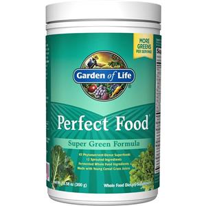 Garden of Life Perfect Food Super Green Formula - Polvere 300g per il Supporto del Sistema Immunitario