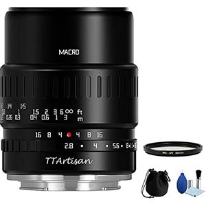 TTArtisan Obiettivo macro F2.8 APS-C da 40 mm, ingrandimento 1:1, messa a fuoco manuale, per fotocamera Sony E Mount A6000, A6100, A6300, A6400, A6500, NEX-3, NEX-5-3N, NEX-5N