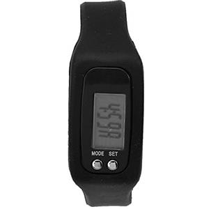 Keenso Braccialetto del pedometro, braccialetto intelligente dell'orologio del braccialetto Contatore di calorie Contapassi Contapassi sportivo Fitness Tracker(Black) Orologi da polso