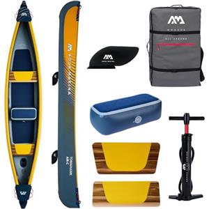 Aqua Marina Tomahawk - Canoa Gonfiabile da 4,6 m, 8 posti, per 2-3 Persone