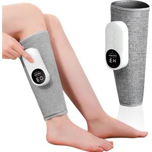 VexNook Massaggiatore per gambe 3 in 1 senza fili, massaggiatore per polpacci con 3 modalità e intensità, massaggiatore per gambe regolabili con riscaldamento e compressione dell'aria, massaggiatore per piedi
