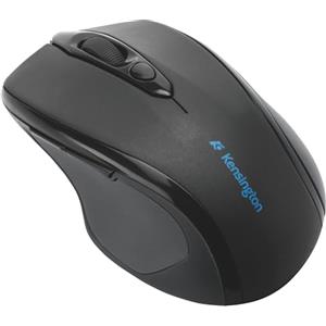 Kensington Mouse Pro Fit wireless, Mouse Ottico di Medie Dimensioni, per l'Home Office, 5 Pulsanti e Design Ergonomico per Destrorsi, Connessione Plug & Play, per Windows e macOS, Nero (K72405EU)