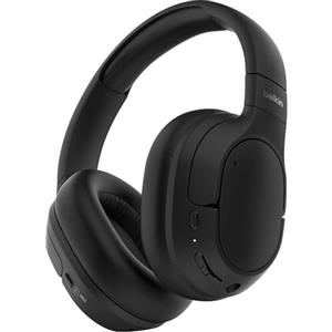 Belkin SoundForm Isolate Cuffie Wireless con Cancellazione Attiva del Rumore Ibrida, cuffie con microfono e bassi potenti, cuffie Bluetooth con 60 ore d'ascolto, cuscinetti CloudCushion, nero