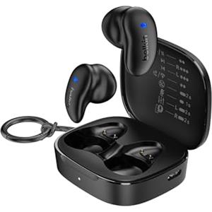 Belkin SoundForm Anywhere Auricolari Bluetooth, Leggeri con Comfort Duraturo, Resistenza all'Acqua di Grado IPX4, Cuffie In Ear Wireless per iPhone, iPad, Tablet, Laptop, Corsa, Sport e Altro, Nero
