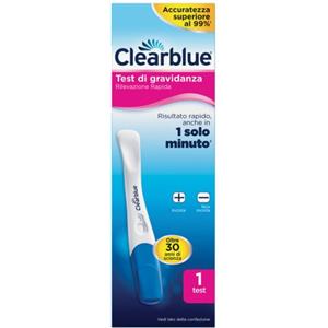 Clearblue Test di Gravidanza Rilevazione Rapida - Risultato in 1 Minuto, Facile e Igienico