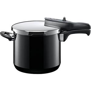 Silit Sicomatic T-Plus Pentola a Pressione in Silargan, 6.5 l, Nero