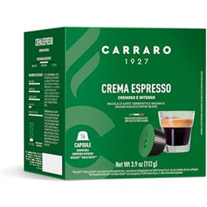 Carraro Caffè Carraro, selezione Crema Espresso, Compatibili con Dolce Gusto®*, 6 Astucci da 16 Capsule: 96 Capsule.