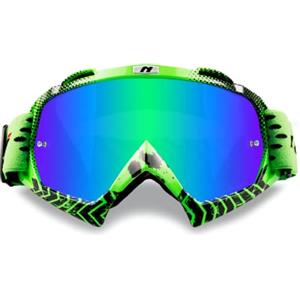 NENKI Occhiali da Motocross, Occhiali da Sci Uomo Donna, Anti Uv/vento/polvere/Graffio, Maschera Cross per Attività All'Aperto, Motociclismo, Sci