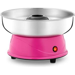 Royal Catering - RCZK-420-W - Macchina Per Zucchero Filato Professionale (28,5 cm Diametro Pentola, Portatile) Rosa