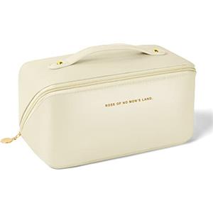 Aucuu Borsa Cosmetica da Viaggio, Beauty Case da Viaggio Donna, Borsa da Viaggio per Cosmetici, Borsa Cosmetica da Donna in Morbida Pelle PU, Borse da Toilette Impermeabile Portatile